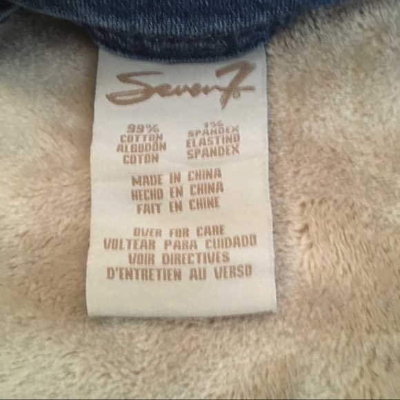 Seven7 Distressed Legging Jeans Size 14 - Picture 6 of 7